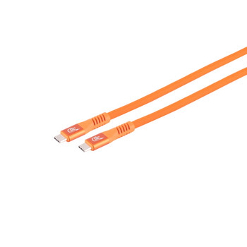 USB-C® Ladekabel, 3.2, 240W, orange, 1m